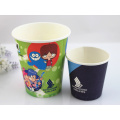 Disposable Coffee Paper Cup with Lids Single Wall From China